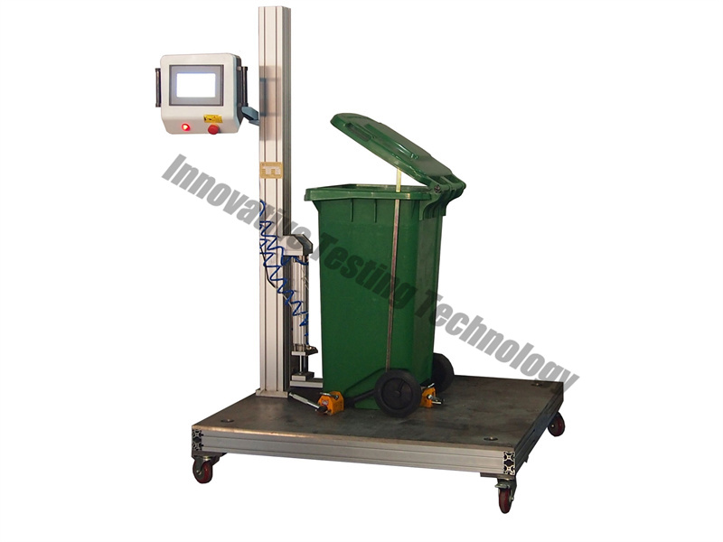 CX-9302  Plastic trash can pedal clamshell durability testing machine.jpg